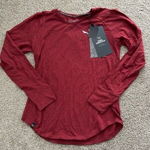 New Salewa Laveredo Hemp Shirt Womens Activewear Size S Outdoor Hiking Top